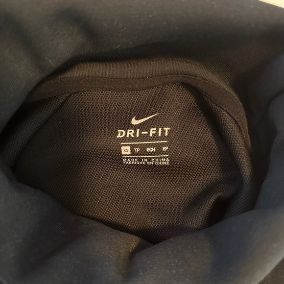 Nike  Sweater Black Turtleneck Dri-Fit XS - Picture 7 of 8